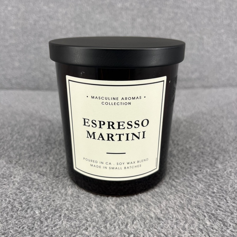 LEOBEN CO Espresso Martini Masculine Aromas Collection 9 oz Vegan Soy Wax Candle